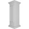 Ekena Millwork 12"W x 40"H End Newel Post with Panel, Peaked Capital & Base Trim (Installation kit included) NWL12X40EPP0B0 - alternate 7